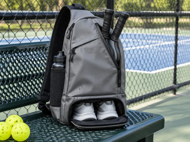 Sportsnew waterproof pickleball bag with shoe compartment