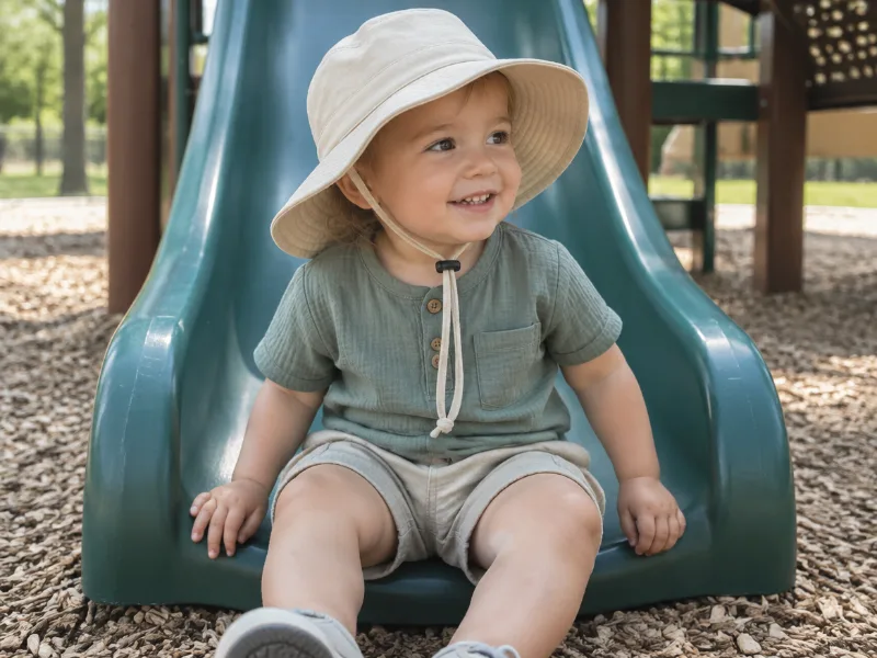 FURTALK toddler sun hat UPF 50+ with chin strap