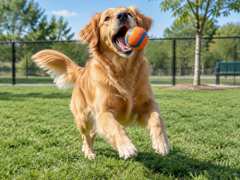 Chuckit! Ultra rubber dog ball (floats, bright colors)